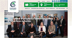 Desktop Screenshot of conservationontario.ca