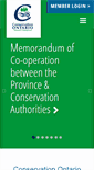 Mobile Screenshot of conservationontario.ca